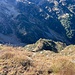 Blick auf die Ruine der Alpe di Cavallo