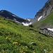 Vue en arrière vers le col de Barberine