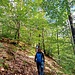 Hastige Wanderer mit Nummern auf dem Rücken! Oh je, sollte es mit meiner Ruhe womöglich vorbei sein? Offenbar fand hier so ein Wandermarathon statt, bei dem die Leute freiwillig sinnlos....<br />Diese Dame schnappte ich mir. Der zentrale Satz unseres Gesprächs: "Einmal und nie wieder".