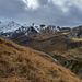 Au Rata d'Arbey, vue SW, vallon de Merdechon. 