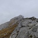 vista alle spalle verso la Cima d'Erbea