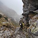 discesa verso la Capanna Albagno