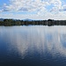 Il lago dall'inizio della passerella.