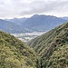 Blick von der Brücke hinab