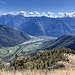 Blick hinab in die Riviera