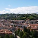 Le Puy vom Rocher Aiguilhe aus, Richtung Südwesten, wo es am nächsten Tag weiter ging