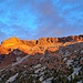 Rosso di Ribia im ersten Morgenlicht. 