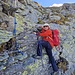 und das ist dann schon die ganze Kletterstelle im Gipfelaufbau
