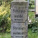 Weifa, historische Wegweisersäule