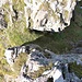 Stelle II/UIAA von oben im Westgrat vom Laber - Massiv 