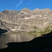 Le soleil se lève sur la Tour Salière et le lac de Salanfe