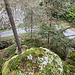 Blick zur Biegung der Klamm.