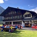 ... auf der grosszügigen Aussenanlage des Restaurants Simmenfälle