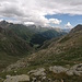 Blick vom Höhenweg nach Osten. Rechts die Timmelsjochstraße.
