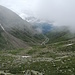 Blick nach Westen, unten die Timmelsjochstraße.