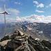 Blick vom Gipfel nach Süden.