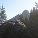 Dann geht es in die Latschen und steil bergauf<br />(Blick vom Jauseplätzle)<br /><br />