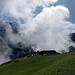 Rückblick, unten der Parkplatz