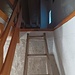 la scala che conduce al dormitorio