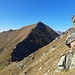 Blick auf die Punta Chaparelle. Der Grat ist deutlich steiler als es auf dem Foto aussieht
