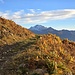 Sentiero, con vista sul Monte Disgrazia