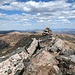 Gipfel mit Blick aufs nahe Wyoming