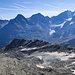 Zerfallendes Eis und Bergsturz