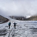 Aufstieg über den Gletscher