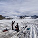 Arbeit auf dem Griesgletscher