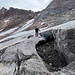 Zerfallender Gletscher