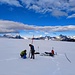 Arbeit auf dem Findelgletscher
