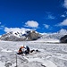 Arbeit auf dem Aletschgletscher