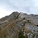 Rückblick auf das Gelände unterhalb der Krapfenkarspitze