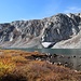 South Gap lake mit mächtigem Schneerest