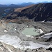 Tiefblick zum Arapaho Gletscher