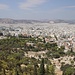 Blick hinab zur Agora