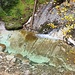 Badegumpe, das Wasser ist so klar, dass man es kaum erkennt