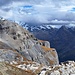 Blick auf Graspodeste und Rinderhorn-Balmhorn (in den Wolken) - Ferdenrothorn - Majingorn