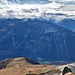 ... und gen S gen den Illgraben, wo die Hohen in den Wolken stecken und links die Staumauer von Moiry blinzelt