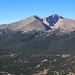 Longs Peak vom Twin Sisters Peak aus gesehen