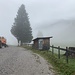 Parkplatz oberhalb von Lanz