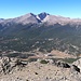 Blick vom West Peak zum Longs Peak