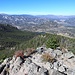 Blick vom Lily Mountain Richtung Estes Park, ein hübscher Ferienort am Rand des Rocky Mountain Nationalparks