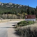 Strasse zum Twin Sisters Trailhead