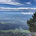 stimmungsvoller Ausblick übers Mittelland zum Alpenkamm