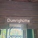 mit vielen Infos an der Hütte...