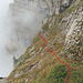 Rückweg zur Geröllschlucht.