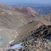 Blick vom Gipfel über den Nordostgrat