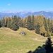 Blick über die kleine Alm zum Hochschwab
