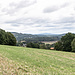 Ostblick, ganz hinten nochmals das Fichtelgebirge mit Schneeberg und Ochsenkopf.